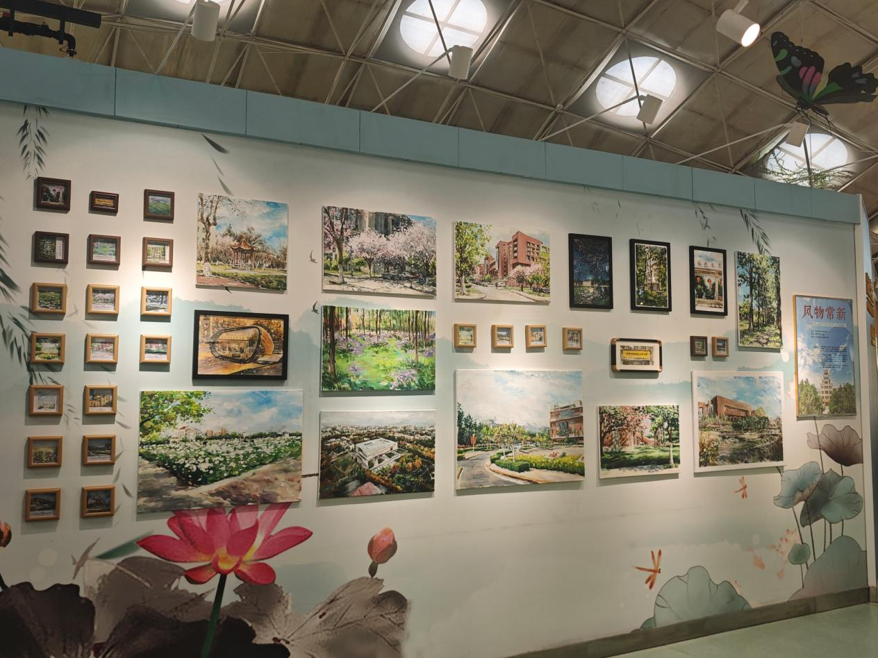 风物常新——唐佳云西农校园风景写生作品展